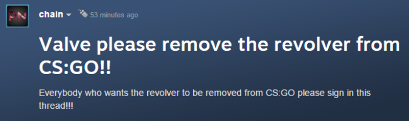 Illustration for article titled Counter-Strike Players Really Hate The Game's New Gun